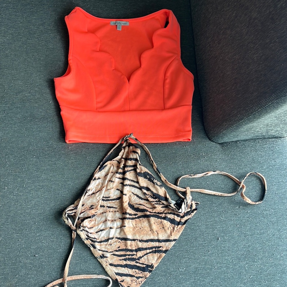 2 crop top shirts